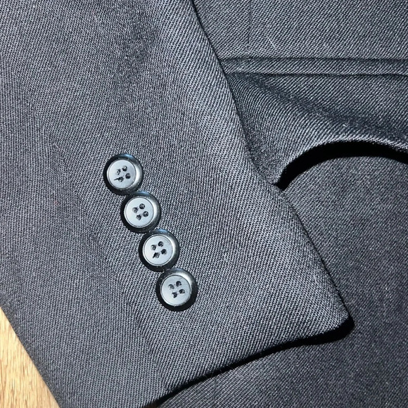 Pendleton 100% Virgin Wool Petite Size Small Black One Button Blazer - Picture 5 of 11